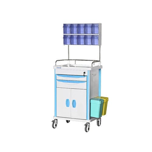 Медицинская тележка - MK-P09 - Zhangjiagang Medi Medical Equipment - для анестезии / для аптеки / из нержавеющей стали