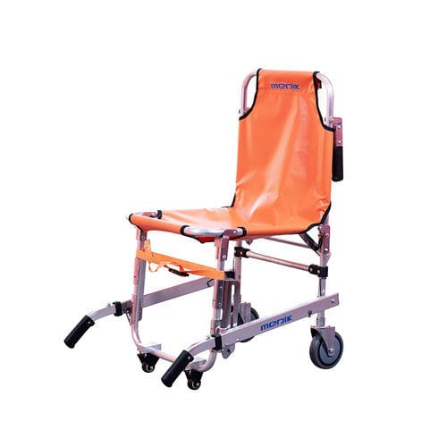Кресло с носилками с ручным управлением - YA-SS02 - Zhangjiagang Medi Medical Equipment - складное / 3 секции / на колесиках