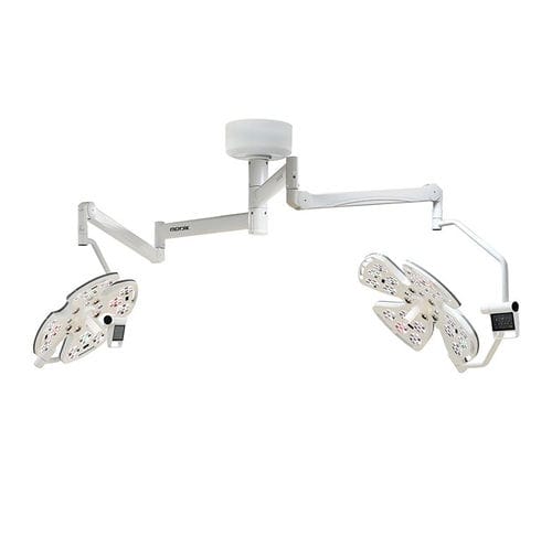 Потолочный хирургический светильник - MK-D700500B - Zhangjiagang Medi Medical Equipment - светодиодный / 2 штатива / 220 В/50 Гц