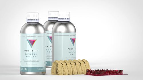 Стоматологический материал из полимера - Printfit - Microlay - для 3D-печати / литьевой