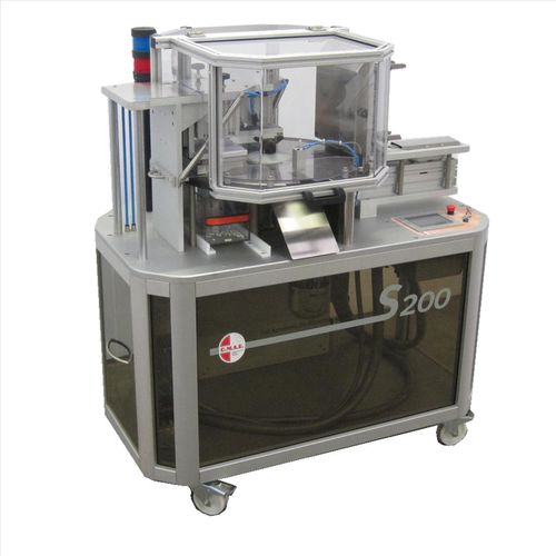 Автоматический деблистер - S 200 - O.M.A.R. S.r.l. Pharmaceutical Blister Solution - поворотный / для прессованных материалов / для фармацевтической промышленности