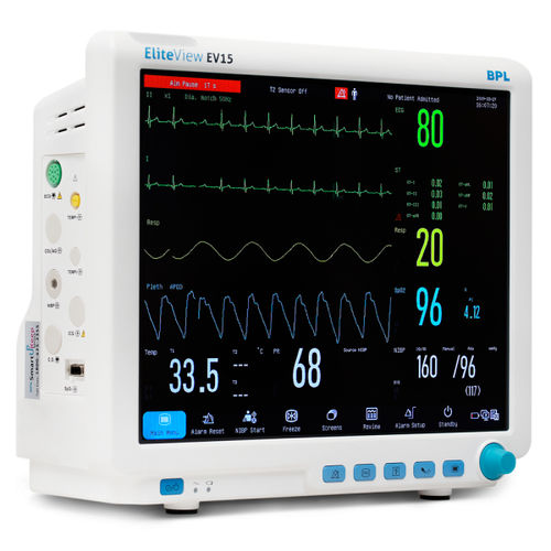 Компактный многопараметрический монитор пациента - ELITEVIEW EV15 - BPL Medical Technologies - для ЭКГ / RESP / TEMP