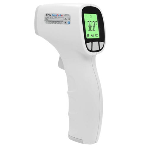 Медицинский термометр - ACCUDIGIT F2 - BPL Medical Technologies - инфракрасный / лоб / бесконтактный