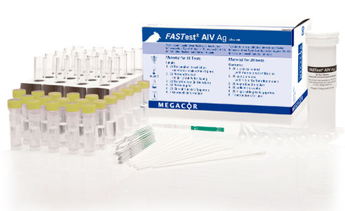 Экспресс-тест на птичий грипп - FASTest® AIV  - MEGACOR Diagnostik - гриппа / ветеринарный / на фертильность