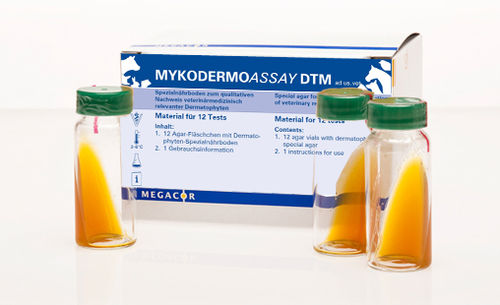 Реактив для ветеринарной лаборатории - MYKODERMOASSAY DTM - MEGACOR Diagnostik - агарового геля / для микробиологии / для клеточной культуры