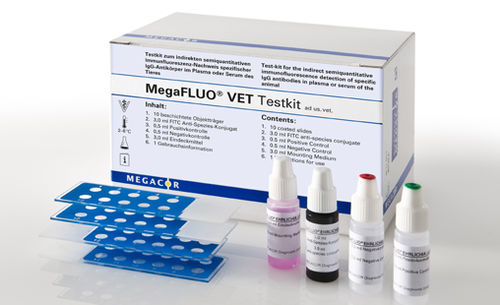 Набор для теста на хламидию (Chlamydia) - MegaFLUO® CHLAM - MEGACOR Diagnostik - для домашней птицы / IgG / сыворотки