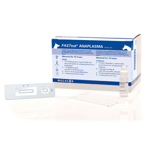 Экспресс-тест на инфекционные заболевания - FASTest® ANAPLASMA - MEGACOR Diagnostik - для собак / для лошади / для антитела