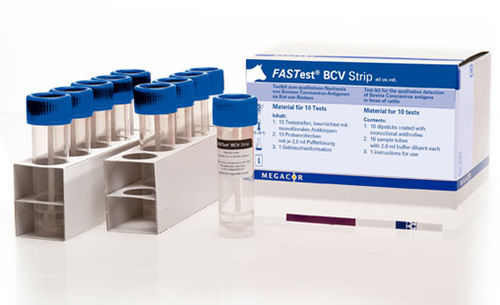Экспресс-тест на желудочно-кишечные заболевания - FASTest® BCV - MEGACOR Diagnostik - для крупного рогатого скота / на коронавирус / для фекалий