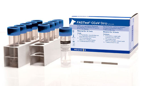 Экспресс-тест на инфекционные заболевания - FASTest® CCoV - MEGACOR Diagnostik - для собак / на коронавирус / на парвовирус собак