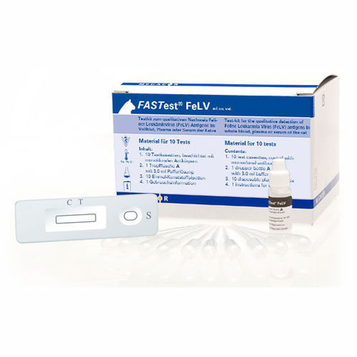 Экспресс-тест на лейкоз - FASTest® FeLV - MEGACOR Diagnostik - для кошек / на антигены / для вируcов