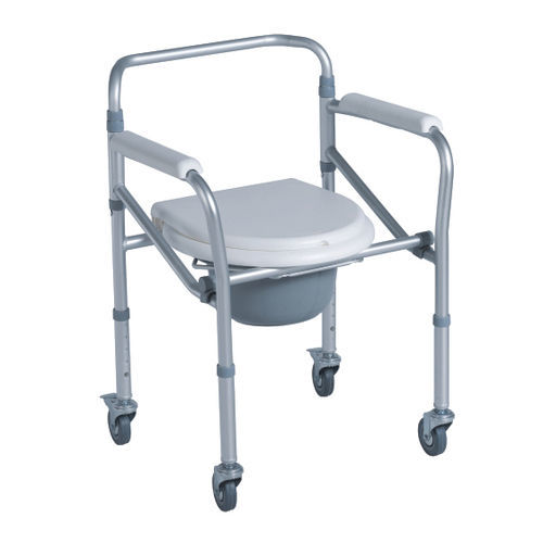 Стул для туалета с подлокотниками - DP-SC7001LW - Guangdong Dongpin Beauty & Medical Technology - на колесиках / с ведром / для лиц с ограниченной подвижностью