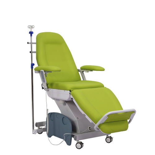 Электрическое кресло для гемодиализа - DP-YS145 - Guangdong Dongpin Beauty & Medical Technology - 3 секции / не определено / на роликах