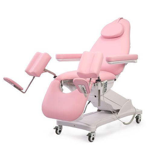 Гинекологическое кресло для осмотра - DP-YF035 - Guangdong Dongpin Beauty & Medical Technology - электрическое / с регулируемой высотой / с регулируемой спинкой