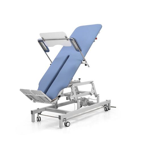 Стол для вертикализации 1 секция - DP-A0-SU01 - Guangdong Dongpin Beauty & Medical Technology - с регулируемой высотой / на колесиках / электрический