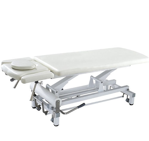 Гидравлический массажный стол - DP-H507 - Guangdong Dongpin Beauty & Medical Technology - с подголовником / с регулируемой высотой спинки / 2 секции