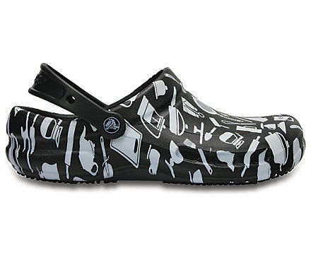 bistro graphic clog crocs
