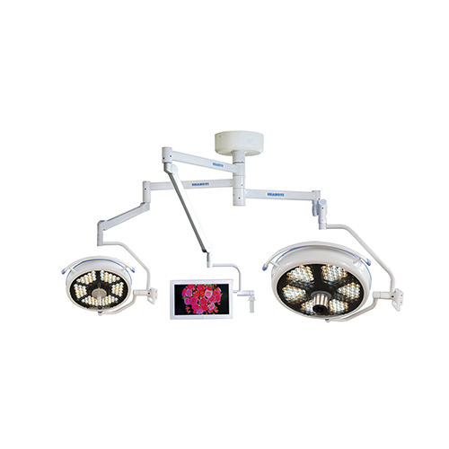 Потолочный хирургический светильник - 700/500-tv - Shanghai Huifeng Medical Instrument - светодиодный / 3 штатива / 110 В/60 Гц