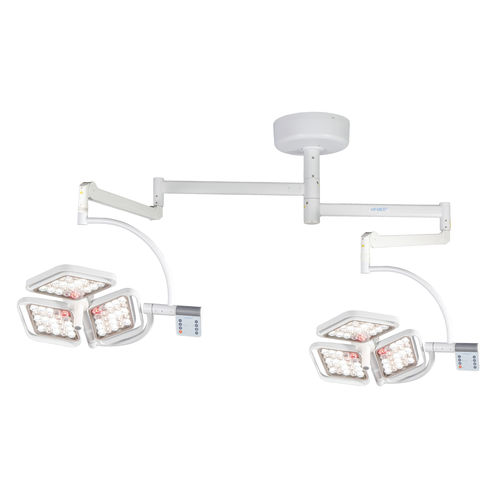 Потолочный хирургический светильник - HF-L3+3C  - Shanghai Huifeng Medical Instrument - светодиодный / 2 штатива / 110 В/60 Гц