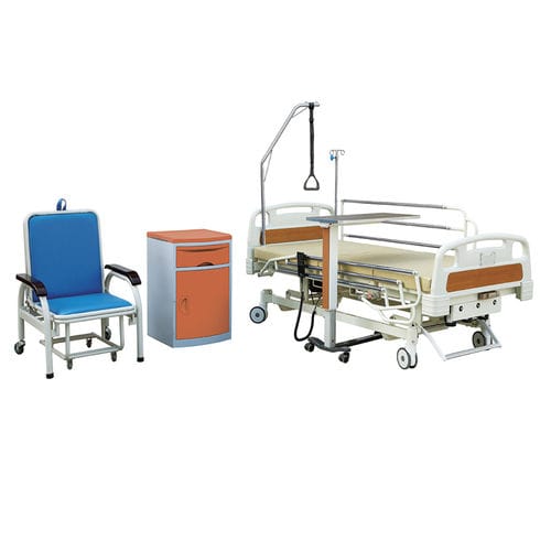 Медицинская кровать - HF-835 - Shanghai Huifeng Medical Instrument - электрическая / с регулируемой высотой / складная