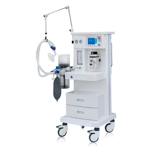 Установка для анестезии на тележке - HF-560B3 - Shanghai Huifeng Medical Instrument - с вентилятором / с респираторным мониторингом