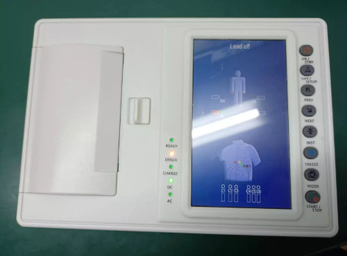 Электрокардиограф для спокойного состояния - HF-ECG1203D - Shanghai Huifeng Medical Instrument - 1 канал / цифровой / с сенсорным экраном