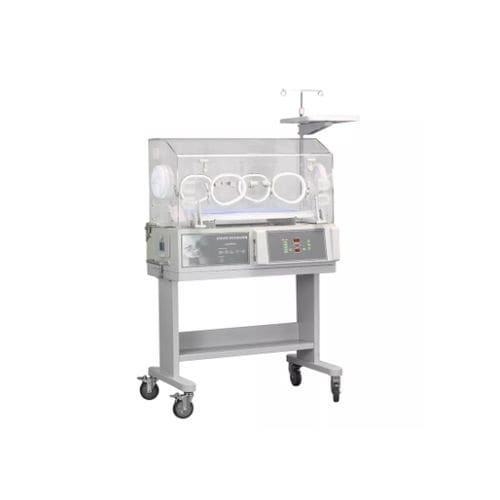 Неонатальный инкубатор на роликах - HFBIN-3000A - Shanghai Huifeng Medical Instrument - с весами / с 4 операционными окнами