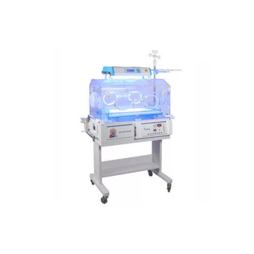 Неонатальный инкубатор на роликах - HFBIN-3000B - Shanghai Huifeng Medical Instrument - с весами / с 4 операционными окнами