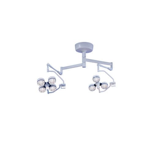 Потолочный хирургический светильник - YD02-LED3+4 - Shanghai Huifeng Medical Instrument - светодиодный / 2 штатива / 110 В/60 Гц
