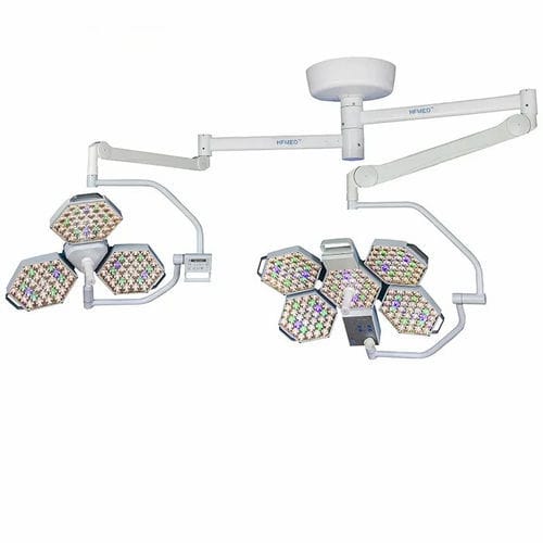 Потолочный хирургический светильник - SY02-LED3+5 - Shanghai Huifeng Medical Instrument - светодиодный / 2 штатива / 96