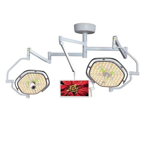 Потолочный хирургический светильник - HF-L84 L84C LED-TV - Shanghai Huifeng Medical Instrument - светодиодный / 2 штатива / 96