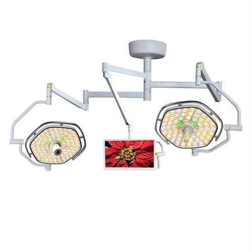 Потолочный хирургический светильник - HF-L60 L84C LED-TV - Shanghai Huifeng Medical Instrument - светодиодный / 2 штатива / 96