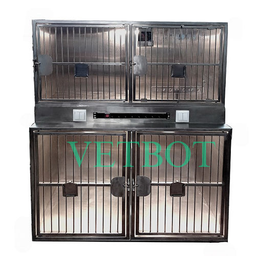 Ветеринарная клетка для кошек - №80393.1 - Vetbot - для собак / модульная / 4 отсека