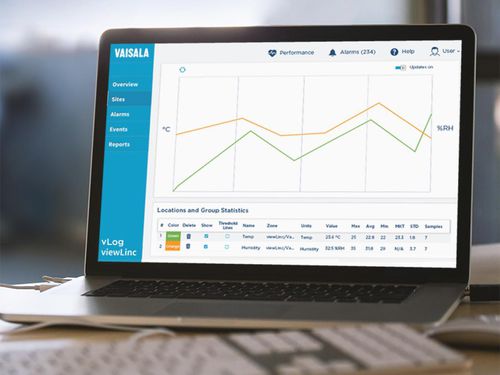 Медицинское программное обеспечение - viewLinc - Vaisala - для анализа окружающей среды / для контроля / для составления отчетности