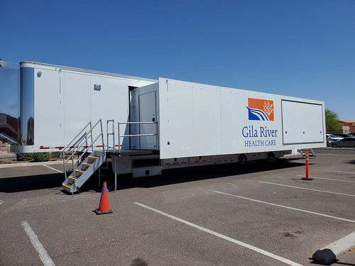Передвижной медицинский пункт для интенсивной терапии - (53′)(16M) - Mobile Healthcare Facilities - для тестирования на Covid-19 / грузовой автомобиль