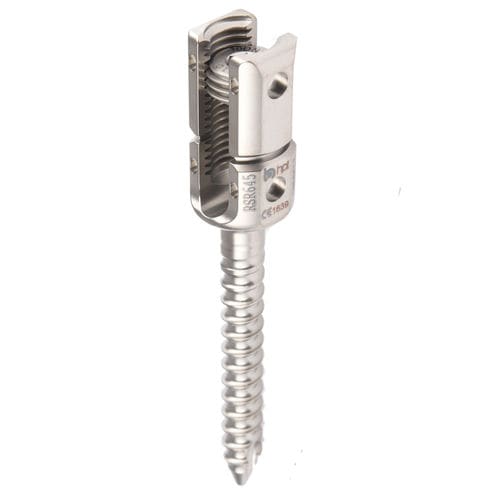 Транспедикулярный винт для грудо-поясничного позвонка - REED Monoaxial Reduction Screw - H.P.I. Medical - одноосный / металлический