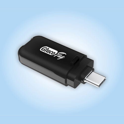 Автоматический глюкометр - Gluco Tag - Sensa Core Medical Instrumentation Pvt. Ltd. - гематокрит / USB