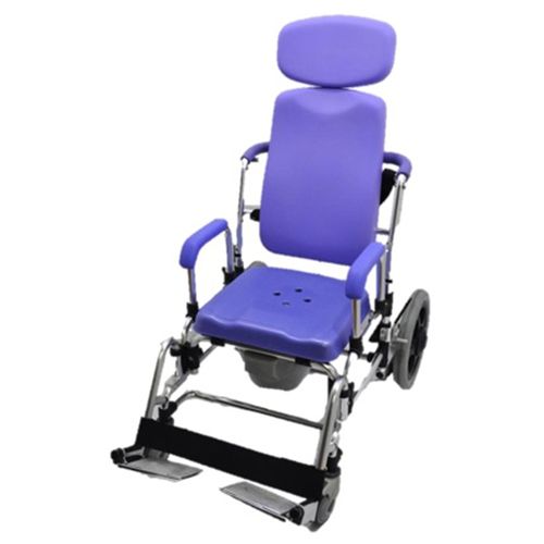 Стул для душа с подлокотниками - HS6115-PL - Forever Young Enterprise - с опорой для ступней / с отверстием для туалета / с ведром