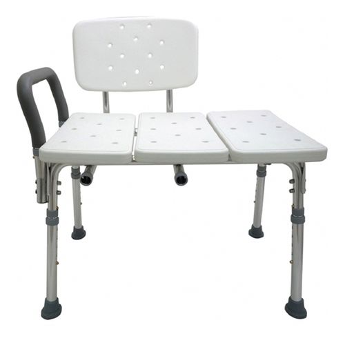 Стул для душа с подлокотниками - HS3214-WH - Forever Young Enterprise - со спинкой / с регулируемой высотой / бариатрический