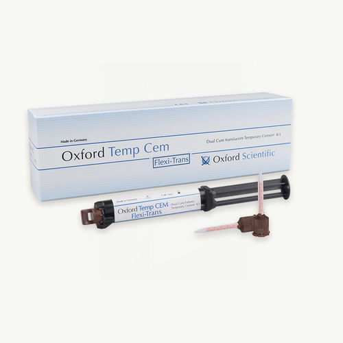 Стоматологический адгезив для зубных мостов - TEMP CEM FLEXI-TRANS - First Scientific Dental Materials GmbH - для зубных коронок / временный