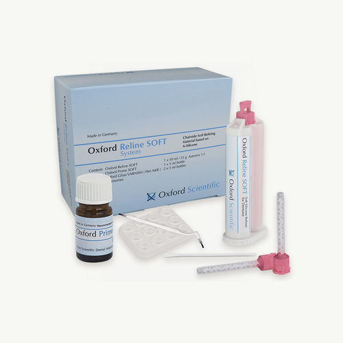 Стоматологический материал из силикона - RELINE SOFT - First Scientific Dental Materials GmbH - из акрила / для восстановления зубов
