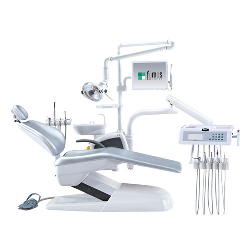 Стоматологическая установка с электрическим креслом - FODE-X1 - Fomos Medical Instrument ltd. - с монитором / с держателем инструментов / с освещением