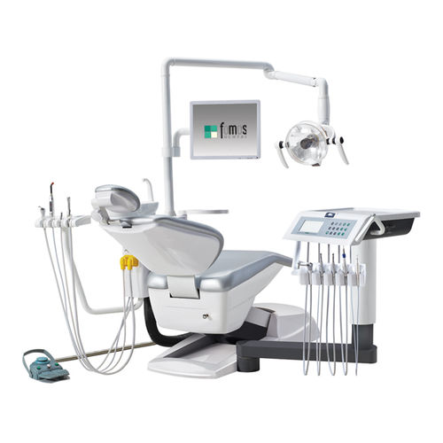 Стоматологическая установка с электрическим креслом - FODE-X1PLUS  - Fomos Medical Instrument ltd. - с монитором / с держателем инструментов / с освещением