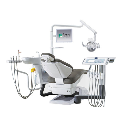 Стоматологическая установка с электрическим креслом - FODE-X3PLUS - Fomos Medical Instrument ltd. - с монитором / с держателем инструментов / с освещением