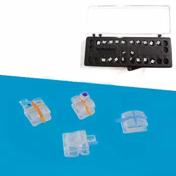 Эстетическая ортодонтические скобы - Sapphire - Hangzhou DTC Medical Apparatus - из керамики / мини / прямоугольная