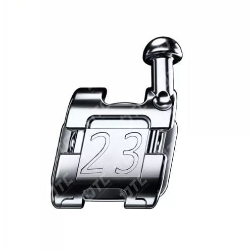 Ортодонтические скобы самолигирующаяся - SL22-24 - Hangzhou DTC Medical Apparatus - из керамики / мини / прямоугольная
