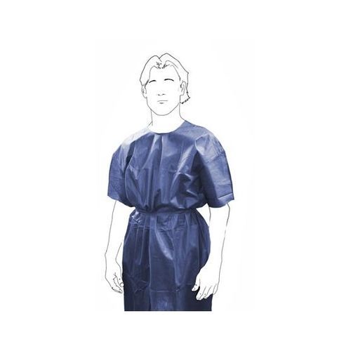 Рубашка для больного унисекс - J40459 - Kolmi - из полипропилена / для одноразового применения / синяя