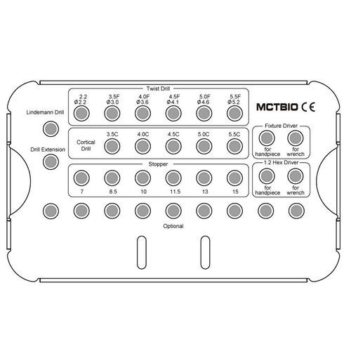 Комплект инструментов для стоматологической хирургии - MSK-01 - MCTBIO