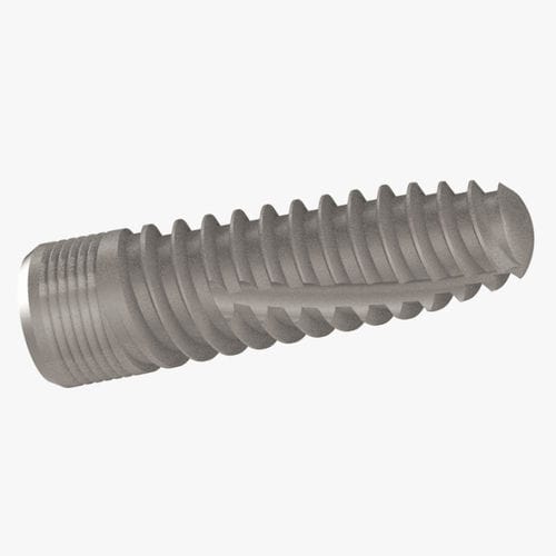 Цилиндрический зубной имплантат - Vulkan Implants - из титана / внутренний шестиугольник / кортикальный