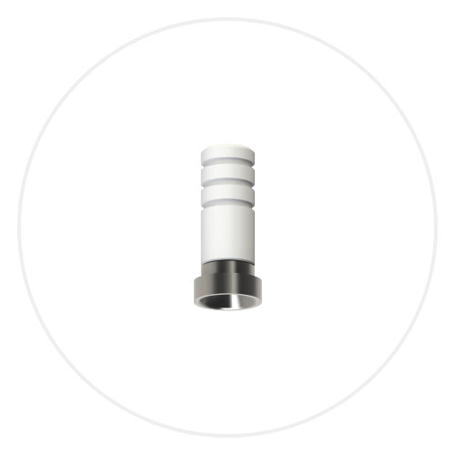 Абатмент из полиоксиметилена - MU0502 - Vulkan Implants - из хромированного кобальта / внешний / прямой