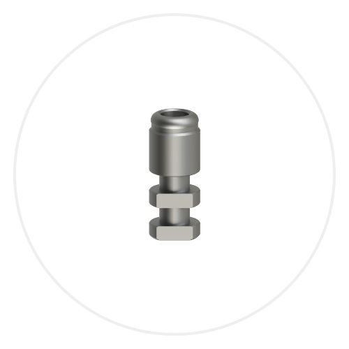 Аналог стоматологического имплантанта из нержавеющей стали - L03 - Vulkan Implants - прямой